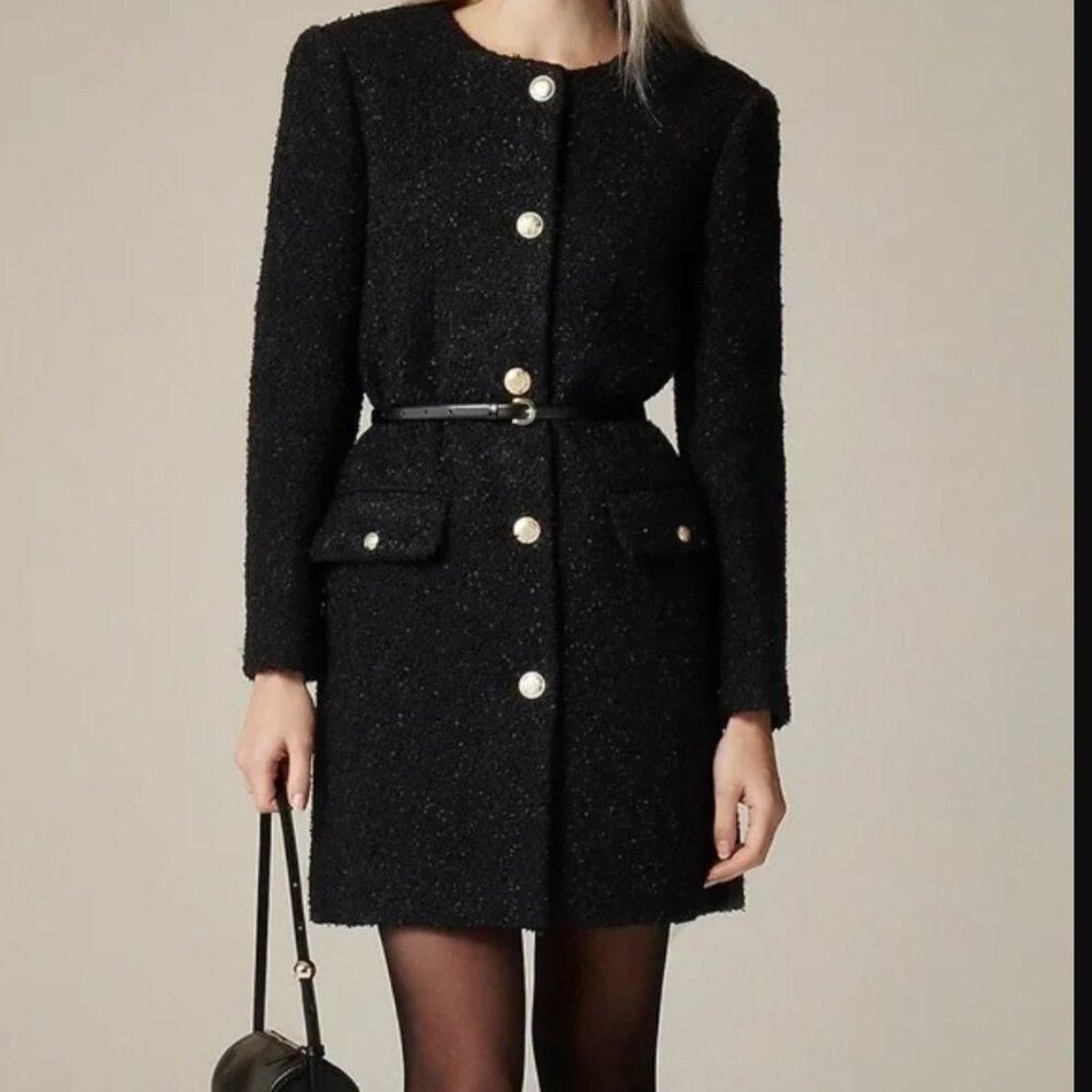 J Crew Textured Wool Blend Lady Coat size 0